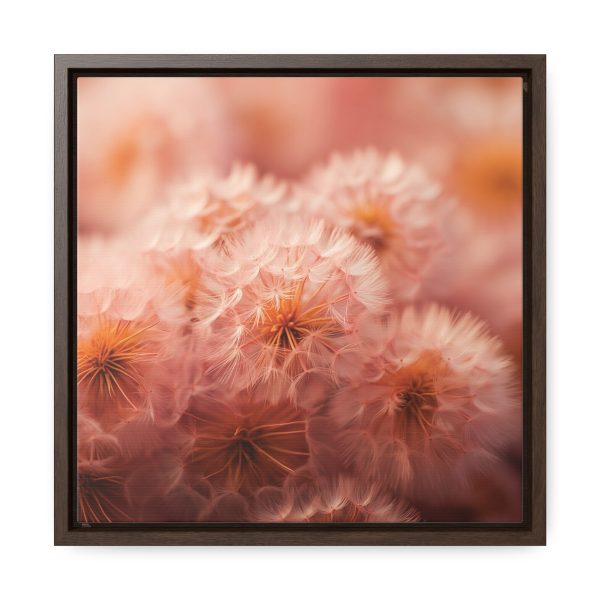 Lovely Fuzzy Fluff in Peach 02 - Gallery Canvas Wraps, Square Frame - Image 31