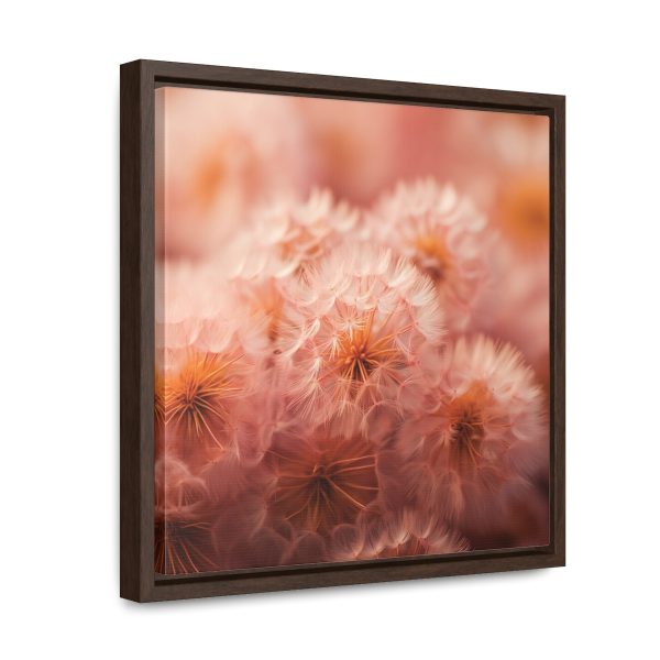 Lovely Fuzzy Fluff in Peach 02 - Gallery Canvas Wraps, Square Frame - Image 32