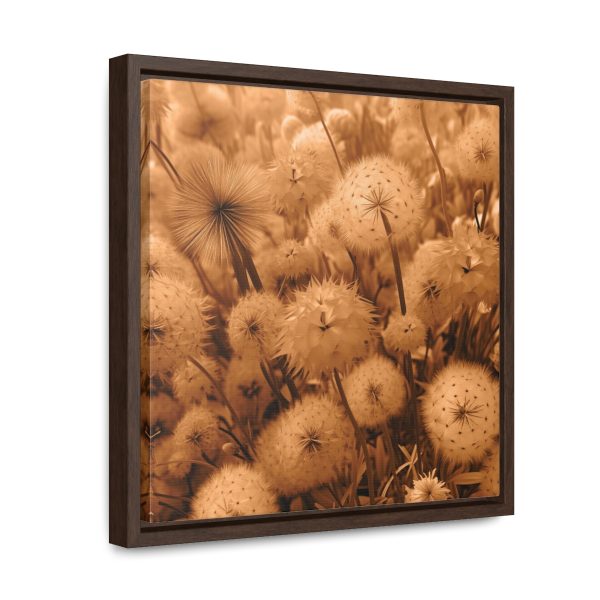 Dandelion Dream in Sunkissed Peach - Gallery Canvas Wraps, Square Frame - Image 32