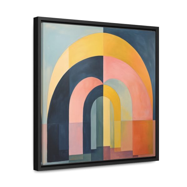 Soft Geometric Archways - Gallery Canvas Wraps, Square Frame - Image 37