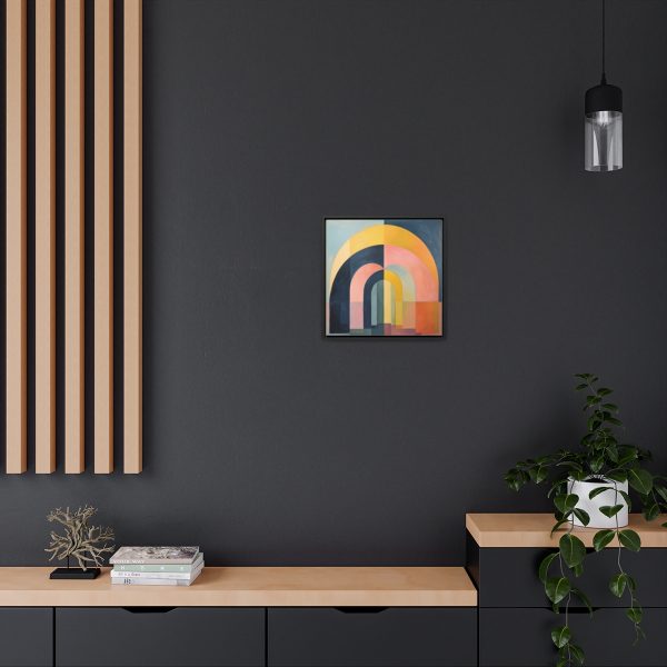 Soft Geometric Archways - Gallery Canvas Wraps, Square Frame - Image 40