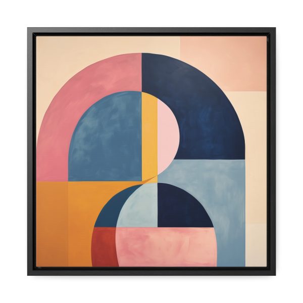 Soft Geometric Windows - Gallery Canvas Wraps, Square Frame - Image 36