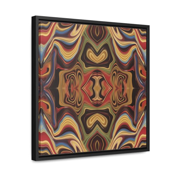 Lipnotic Kaleidoscope Background 02 - Gallery Canvas Wraps, Square Frame - Image 37