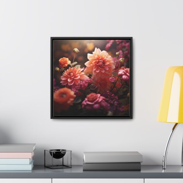 Bright Fantasy Floral 02 - Gallery Canvas Wraps, Square Frame - Image 39