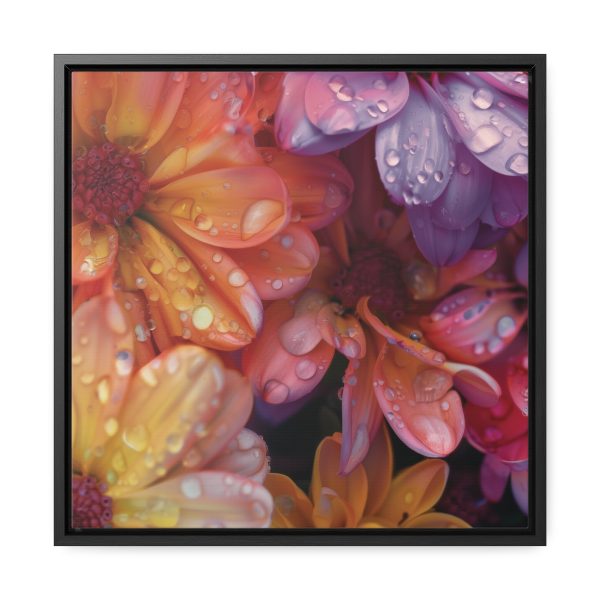 Bright Fantasy Floral 04 - Gallery Canvas Wraps, Square Frame - Image 36