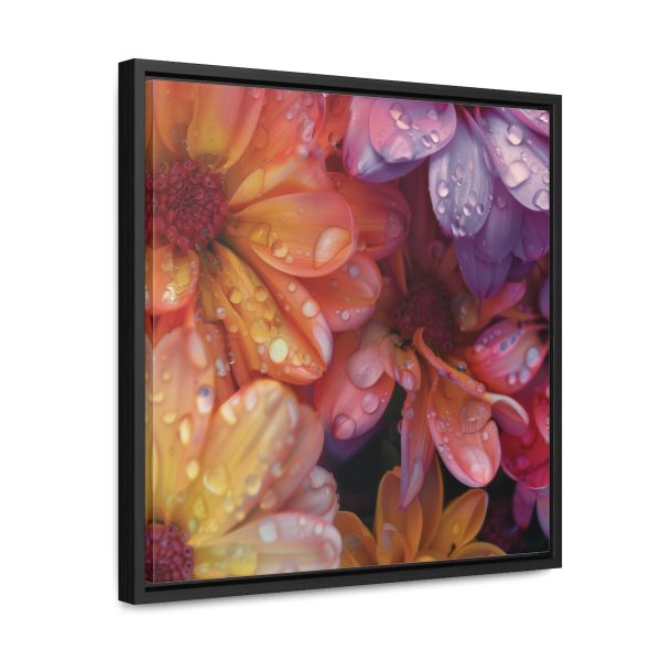 Bright Fantasy Floral 04 - Gallery Canvas Wraps, Square Frame - Image 37