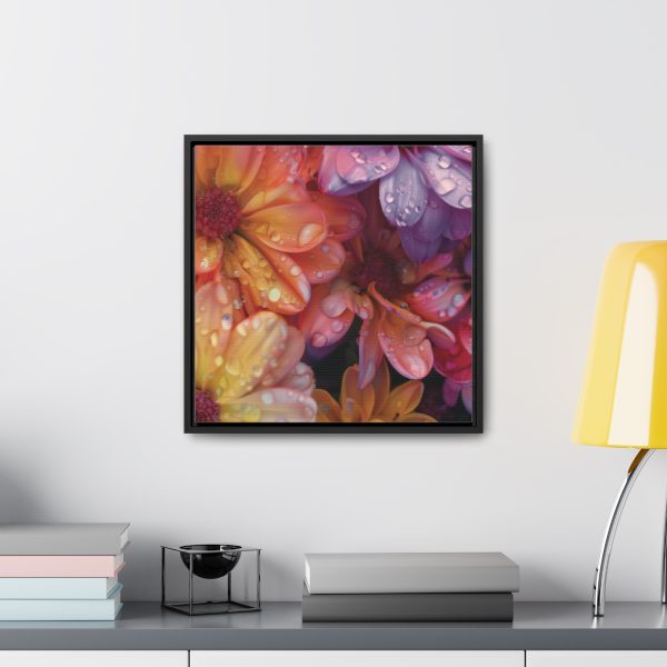 Bright Fantasy Floral 04 - Gallery Canvas Wraps, Square Frame - Image 39