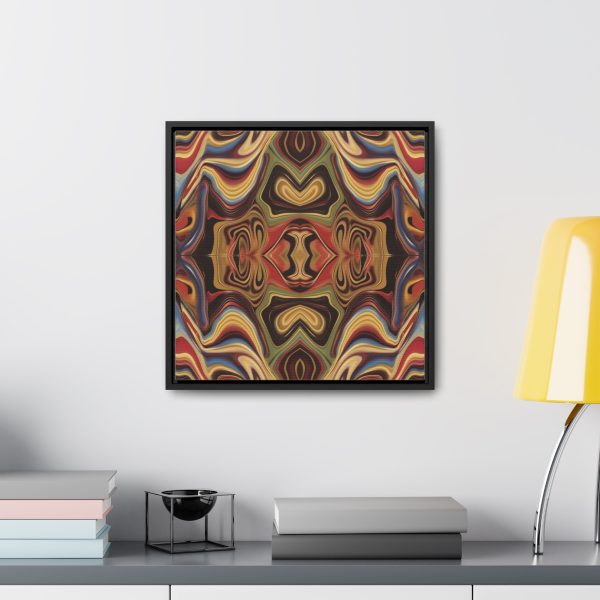 Lipnotic Kaleidoscope Background 02 - Gallery Canvas Wraps, Square Frame - Image 39