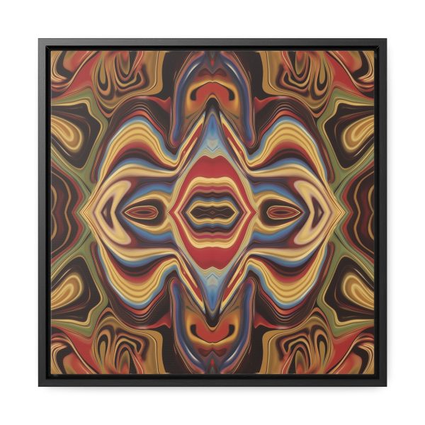 Lipnotic Kaleidoscope Background 03 - Gallery Canvas Wraps, Square Frame - Image 36