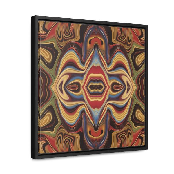 Lipnotic Kaleidoscope Background 03 - Gallery Canvas Wraps, Square Frame - Image 37