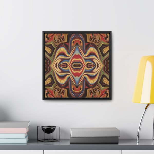 Lipnotic Kaleidoscope Background 03 - Gallery Canvas Wraps, Square Frame - Image 39