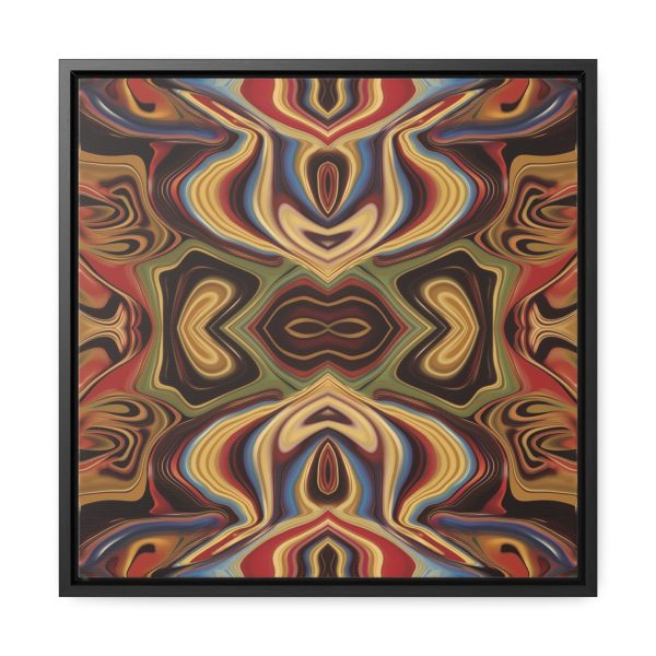 Lipnotic Kaleidoscope Background 04 - Gallery Canvas Wraps, Square Frame - Image 36