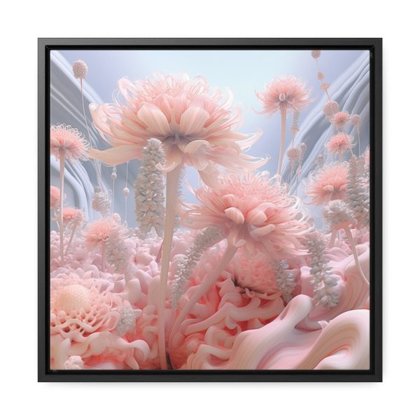 Foamy Floral Fusion 01 - Gallery Canvas Wraps, Square Frame - Image 36