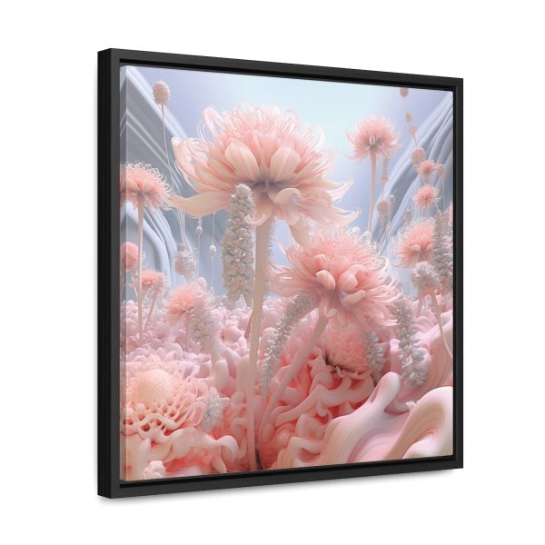 Foamy Floral Fusion 01 - Gallery Canvas Wraps, Square Frame - Image 37