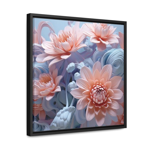 Foamy Floral Fusion 02 - Gallery Canvas Wraps, Square Frame - Image 37