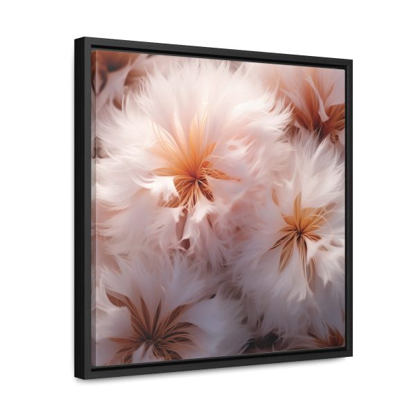 Soft Fantasy Feather Puffs - Gallery Canvas Wraps, Square Frame - Image 37