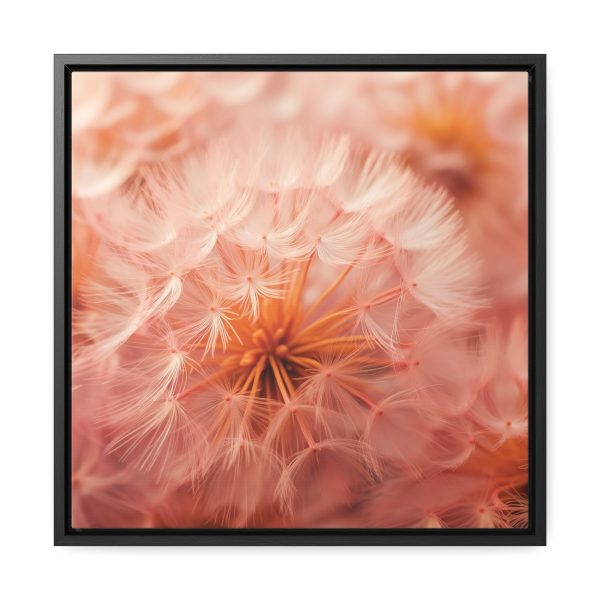 Lovely Fuzzy Fluff in Peach 01 - Gallery Canvas Wraps, Square Frame - Image 36