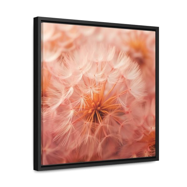 Lovely Fuzzy Fluff in Peach 01 - Gallery Canvas Wraps, Square Frame - Image 37