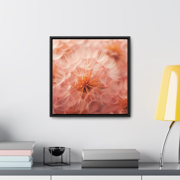 Lovely Fuzzy Fluff in Peach 01 - Gallery Canvas Wraps, Square Frame - Image 39