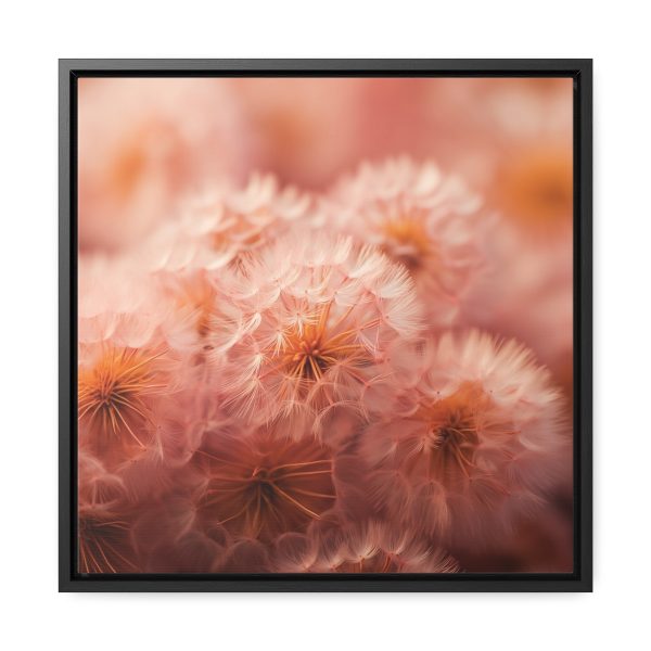 Lovely Fuzzy Fluff in Peach 02 - Gallery Canvas Wraps, Square Frame - Image 36