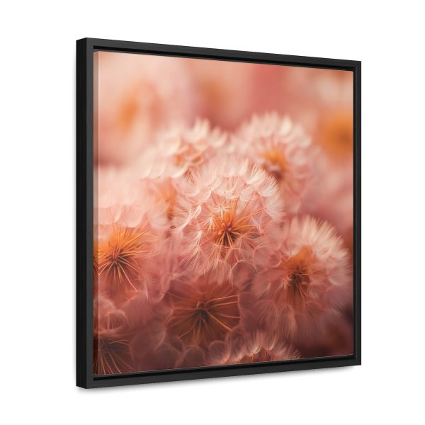 Lovely Fuzzy Fluff in Peach 02 - Gallery Canvas Wraps, Square Frame - Image 37