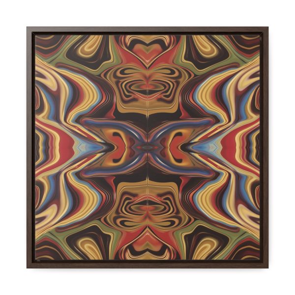 Lipnotic Kaleidoscope Background 01 - Gallery Canvas Wraps, Square Frame - Image 41