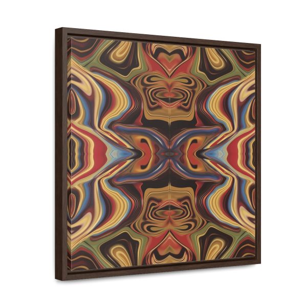 Lipnotic Kaleidoscope Background 01 - Gallery Canvas Wraps, Square Frame - Image 42