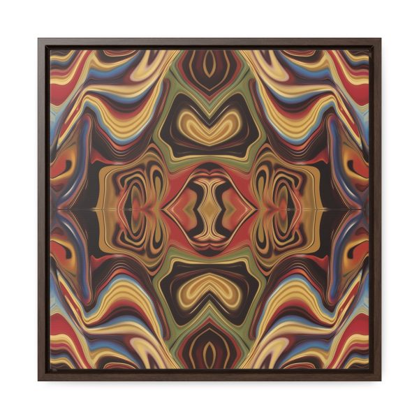 Lipnotic Kaleidoscope Background 02 - Gallery Canvas Wraps, Square Frame - Image 41