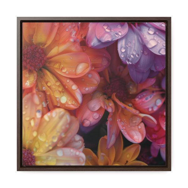 Bright Fantasy Floral 04 - Gallery Canvas Wraps, Square Frame - Image 41