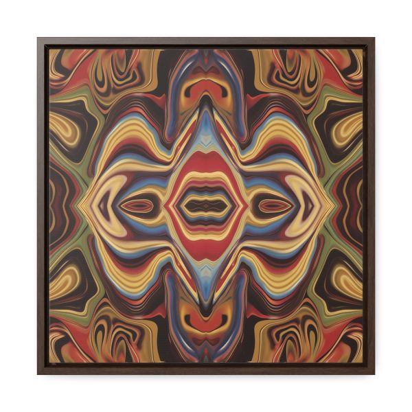 Lipnotic Kaleidoscope Background 03 - Gallery Canvas Wraps, Square Frame - Image 41