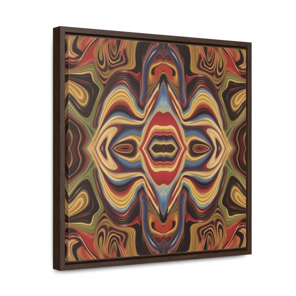 Lipnotic Kaleidoscope Background 03 - Gallery Canvas Wraps, Square Frame - Image 42