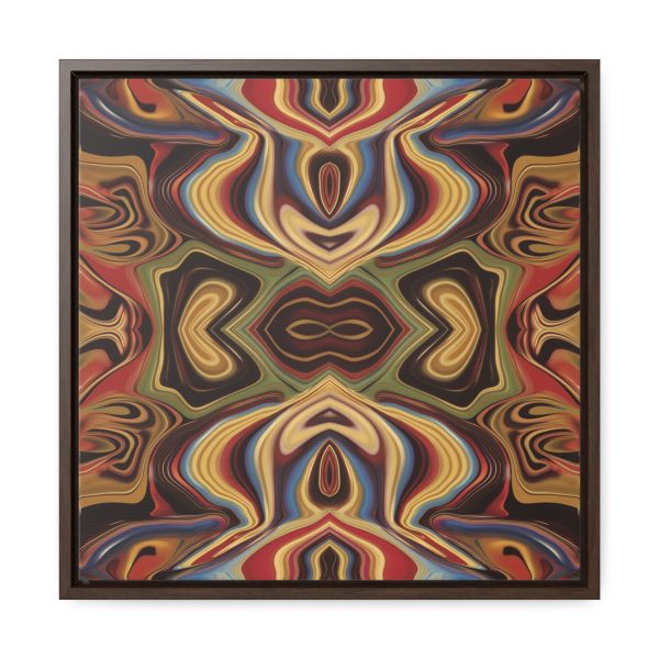 Lipnotic Kaleidoscope Background 04 - Gallery Canvas Wraps, Square Frame - Image 41