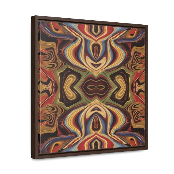 Lipnotic Kaleidoscope Background 04 - Gallery Canvas Wraps, Square Frame - Image 42