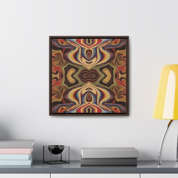 Lipnotic Kaleidoscope Background 04 - Gallery Canvas Wraps, Square Frame - Image 44