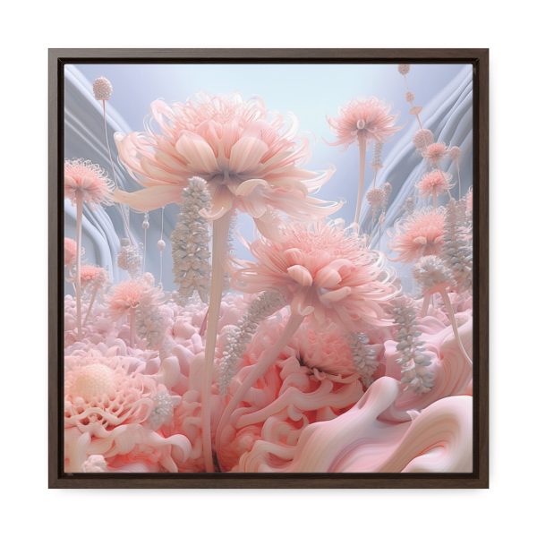 Foamy Floral Fusion 01 - Gallery Canvas Wraps, Square Frame - Image 41