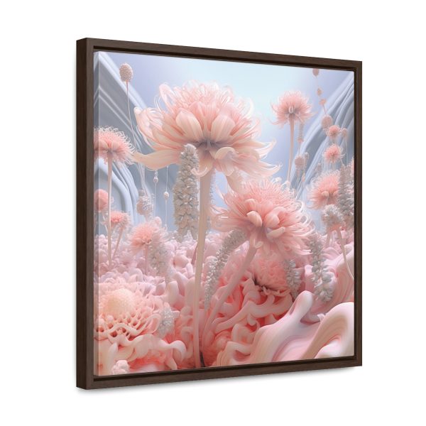 Foamy Floral Fusion 01 - Gallery Canvas Wraps, Square Frame - Image 42