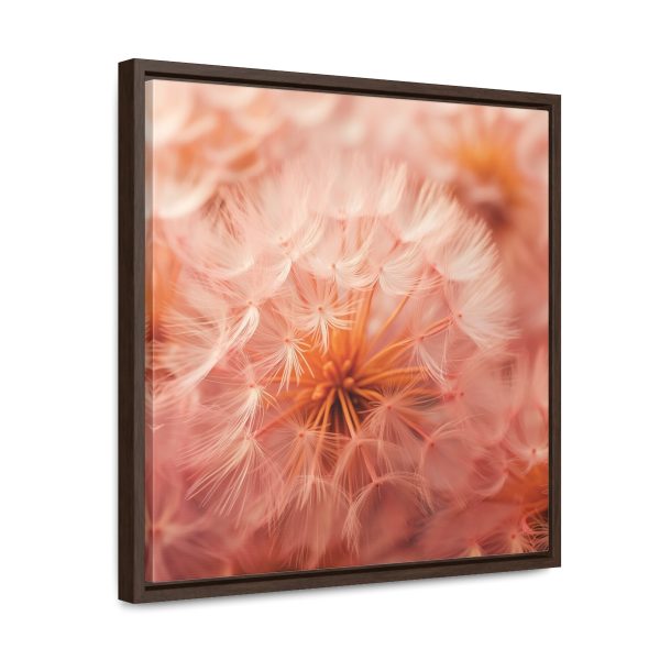 Lovely Fuzzy Fluff in Peach 01 - Gallery Canvas Wraps, Square Frame - Image 42