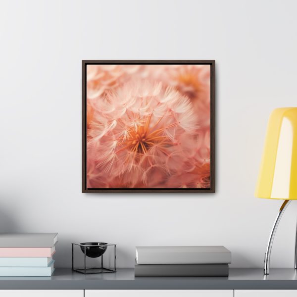 Lovely Fuzzy Fluff in Peach 01 - Gallery Canvas Wraps, Square Frame - Image 44