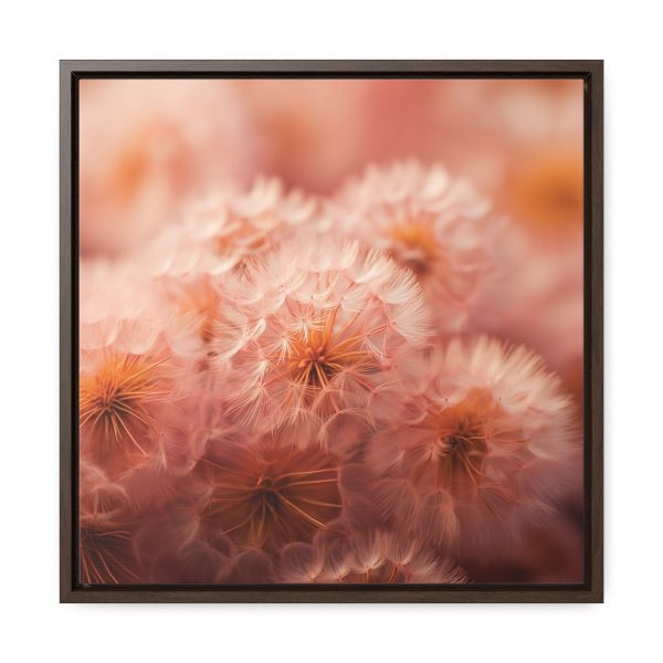 Lovely Fuzzy Fluff in Peach 02 - Gallery Canvas Wraps, Square Frame - Image 41