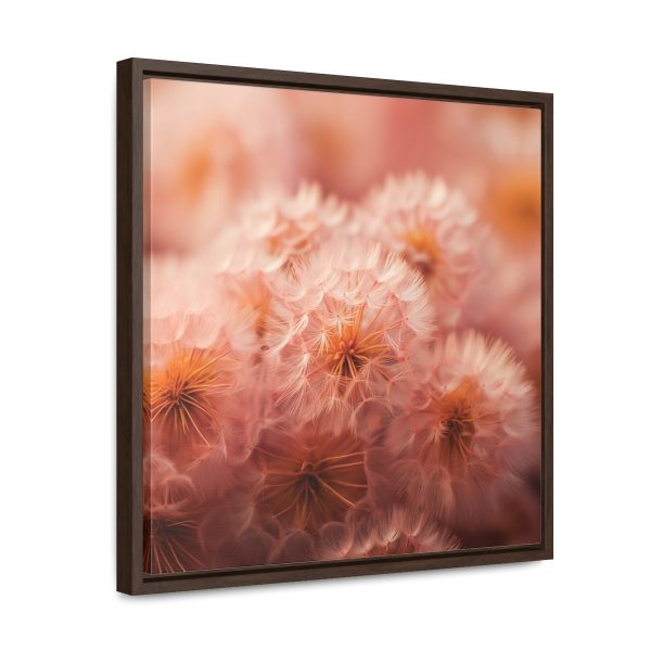 Lovely Fuzzy Fluff in Peach 02 - Gallery Canvas Wraps, Square Frame - Image 42