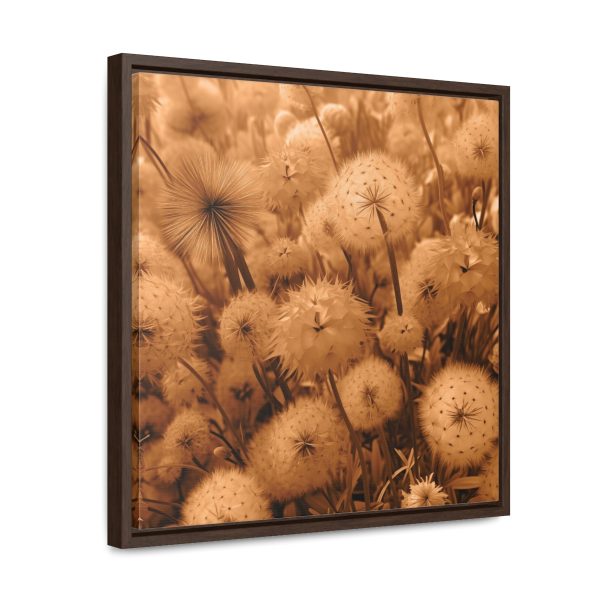 Dandelion Dream in Sunkissed Peach - Gallery Canvas Wraps, Square Frame - Image 42