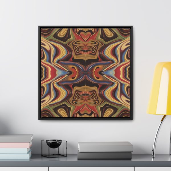 Lipnotic Kaleidoscope Background 01 - Gallery Canvas Wraps, Square Frame - Image 49