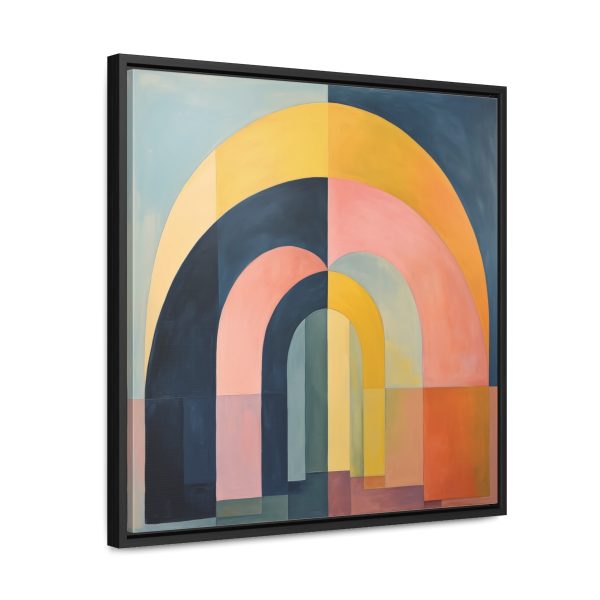 Soft Geometric Archways - Gallery Canvas Wraps, Square Frame - Image 47