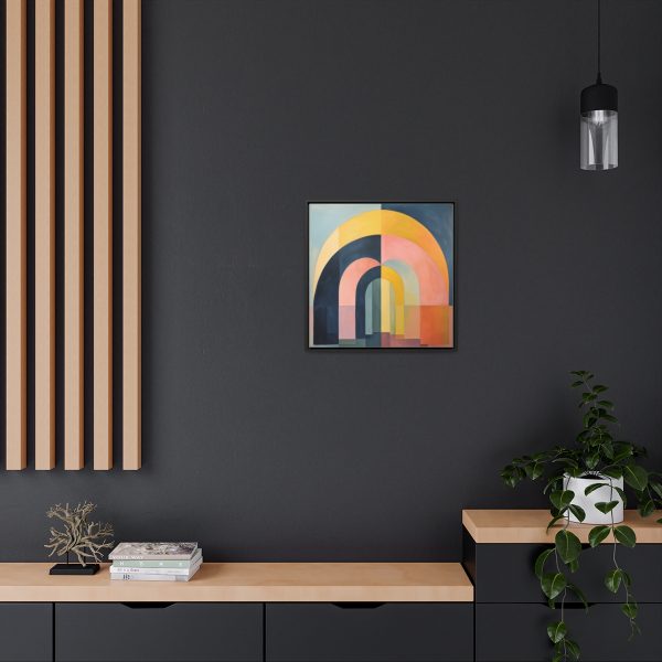 Soft Geometric Archways - Gallery Canvas Wraps, Square Frame - Image 50