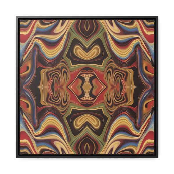 Lipnotic Kaleidoscope Background 02 - Gallery Canvas Wraps, Square Frame - Image 46