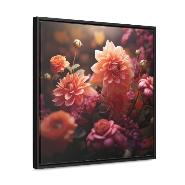 Bright Fantasy Floral 02 - Gallery Canvas Wraps, Square Frame - Image 47