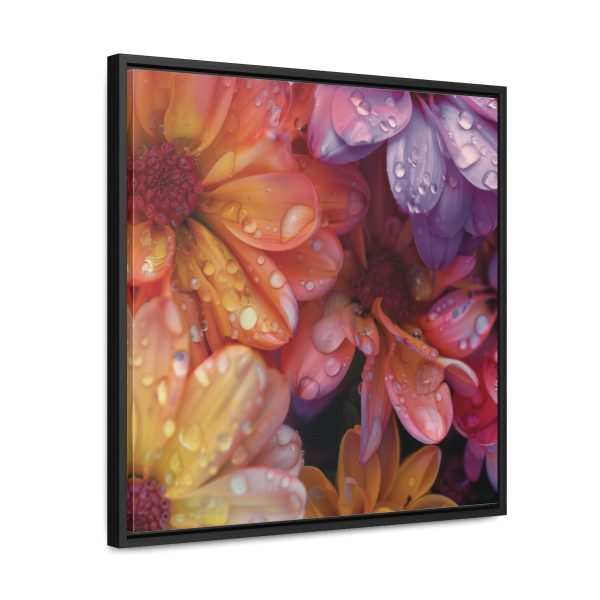 Bright Fantasy Floral 04 - Gallery Canvas Wraps, Square Frame - Image 47