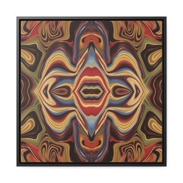 Lipnotic Kaleidoscope Background 03 - Gallery Canvas Wraps, Square Frame - Image 46