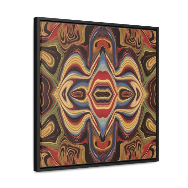 Lipnotic Kaleidoscope Background 03 - Gallery Canvas Wraps, Square Frame - Image 47