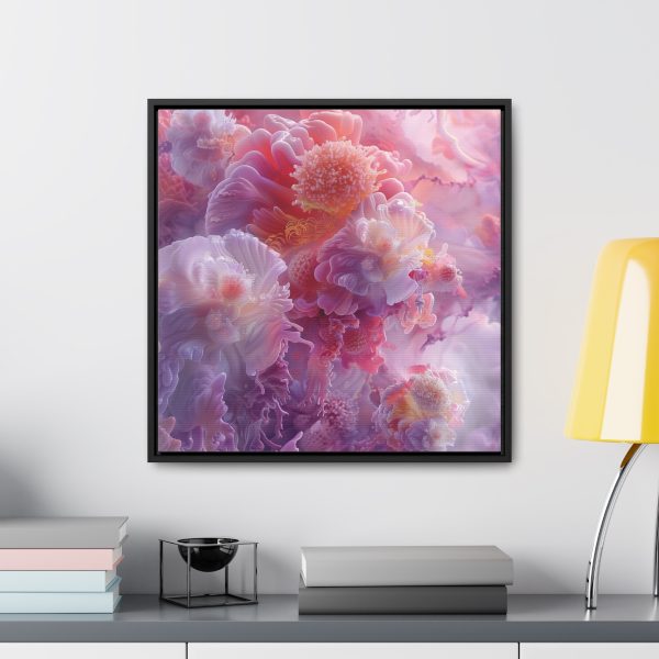 Floral Nebula 05 - Gallery Canvas Wraps, Square Frame - Image 49